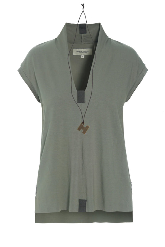 Henriette Steffensen 96103 Dusty Green Blouse