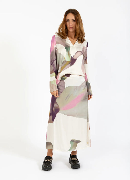 Coster Floral Printed Midi Skirt