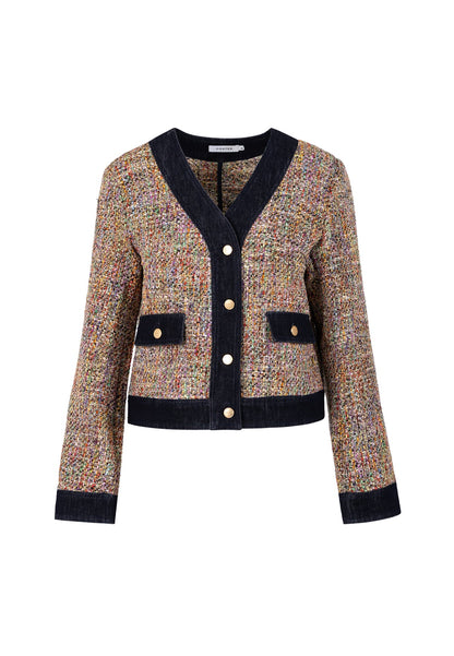 Coster 264-8400 Bouchle Jacket with Denim Details