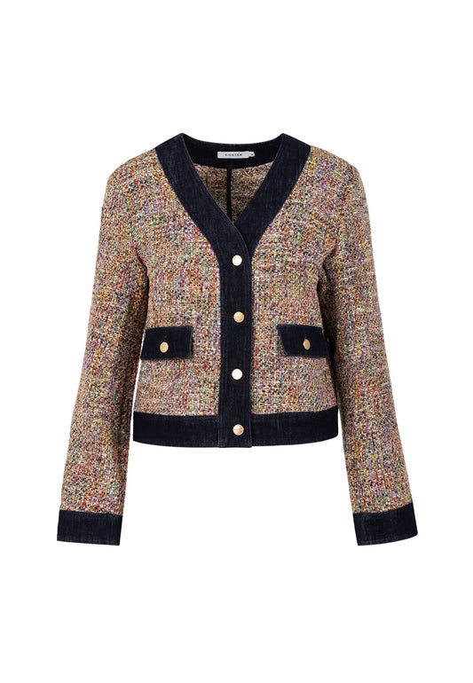 Coster 264-8400 Bouchle Jacket with Denim Details
