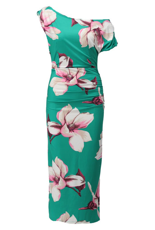 K Design C100 Off the Shoulder Floral Dress