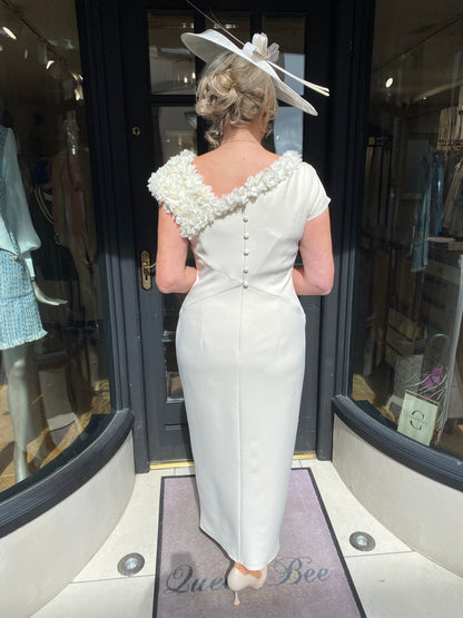 Anoola D461 Buttercream and Ivory Dress