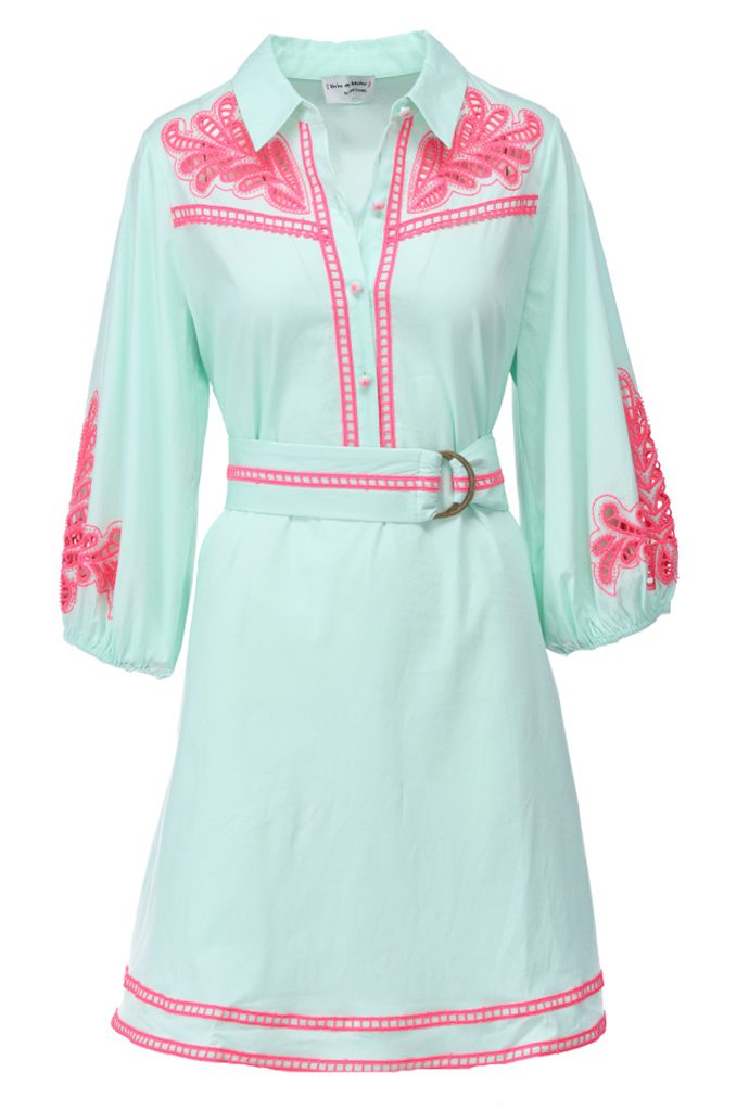 K Design C732L Fuchisa Pink Dress