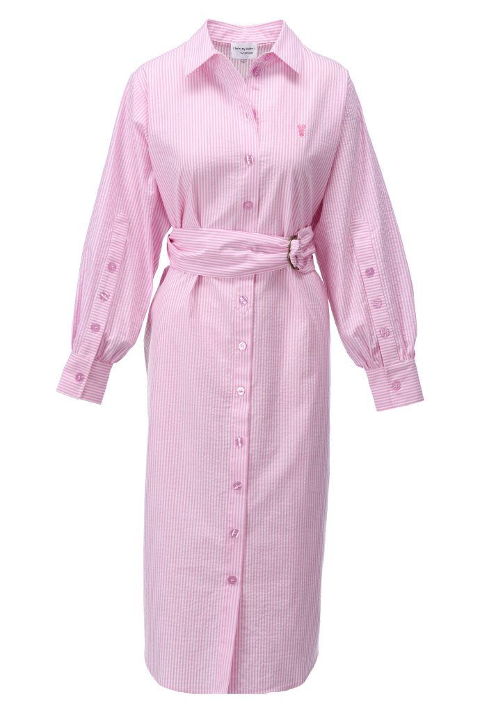 K Design C764L Pink Maxi Dress