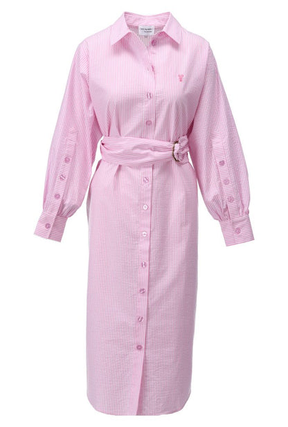 K Design C764L Pink Maxi Dress