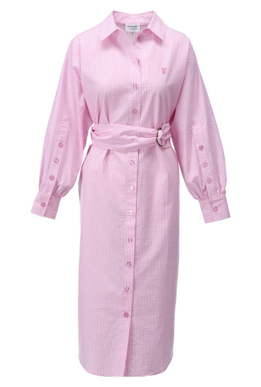 K Design C764L Pink Maxi Dress