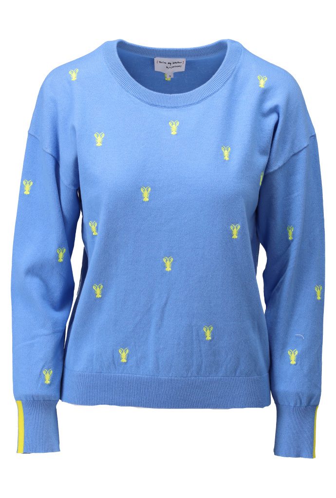 K Design C831L Blue Sweater