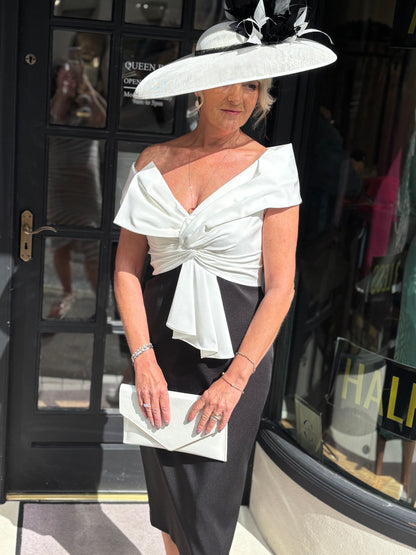 Veni Infantino Black and White Mother of the Bride Dress - 992551