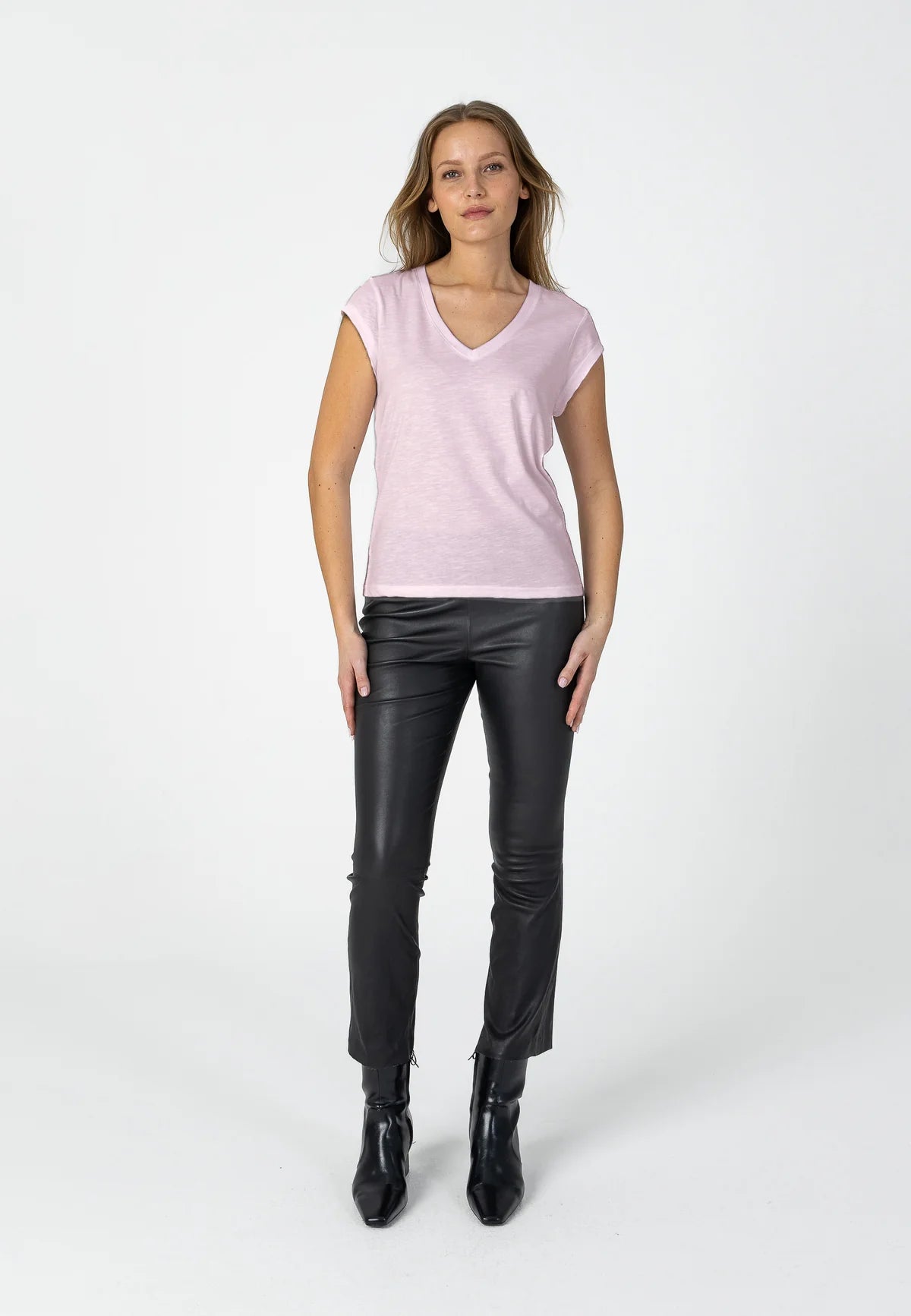 Coster CCH1101 Daisy Pink V Neck T - Shirt