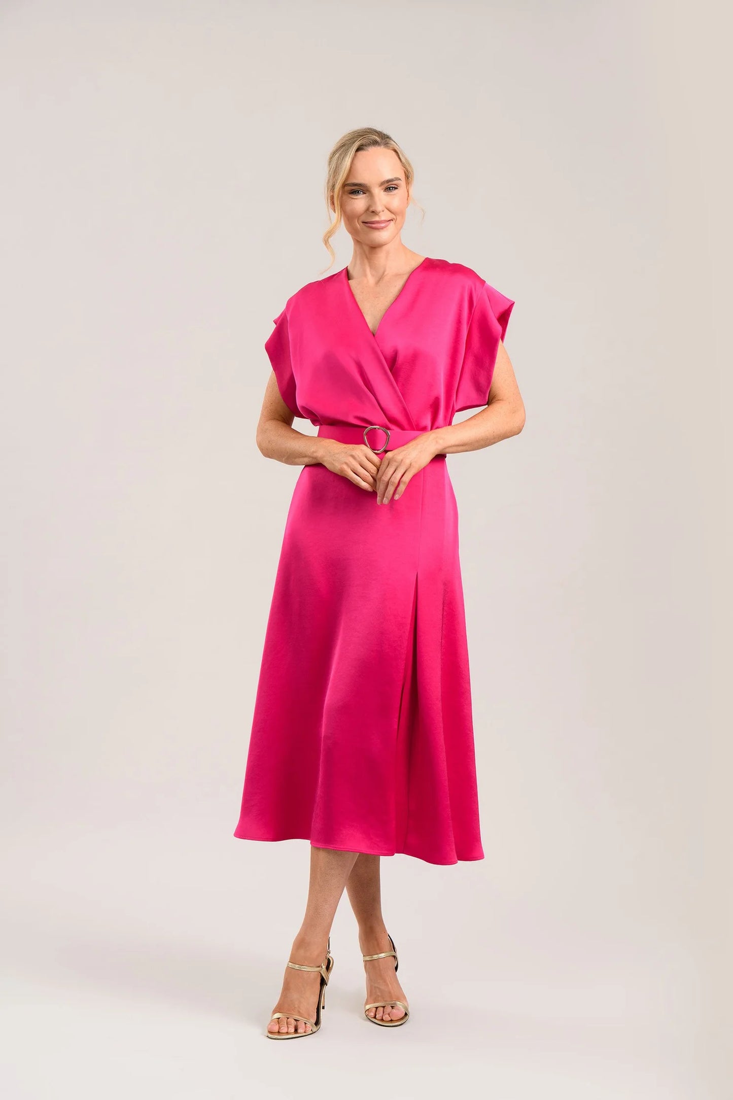 Caroline Kilkenny Calm Cerise Dress