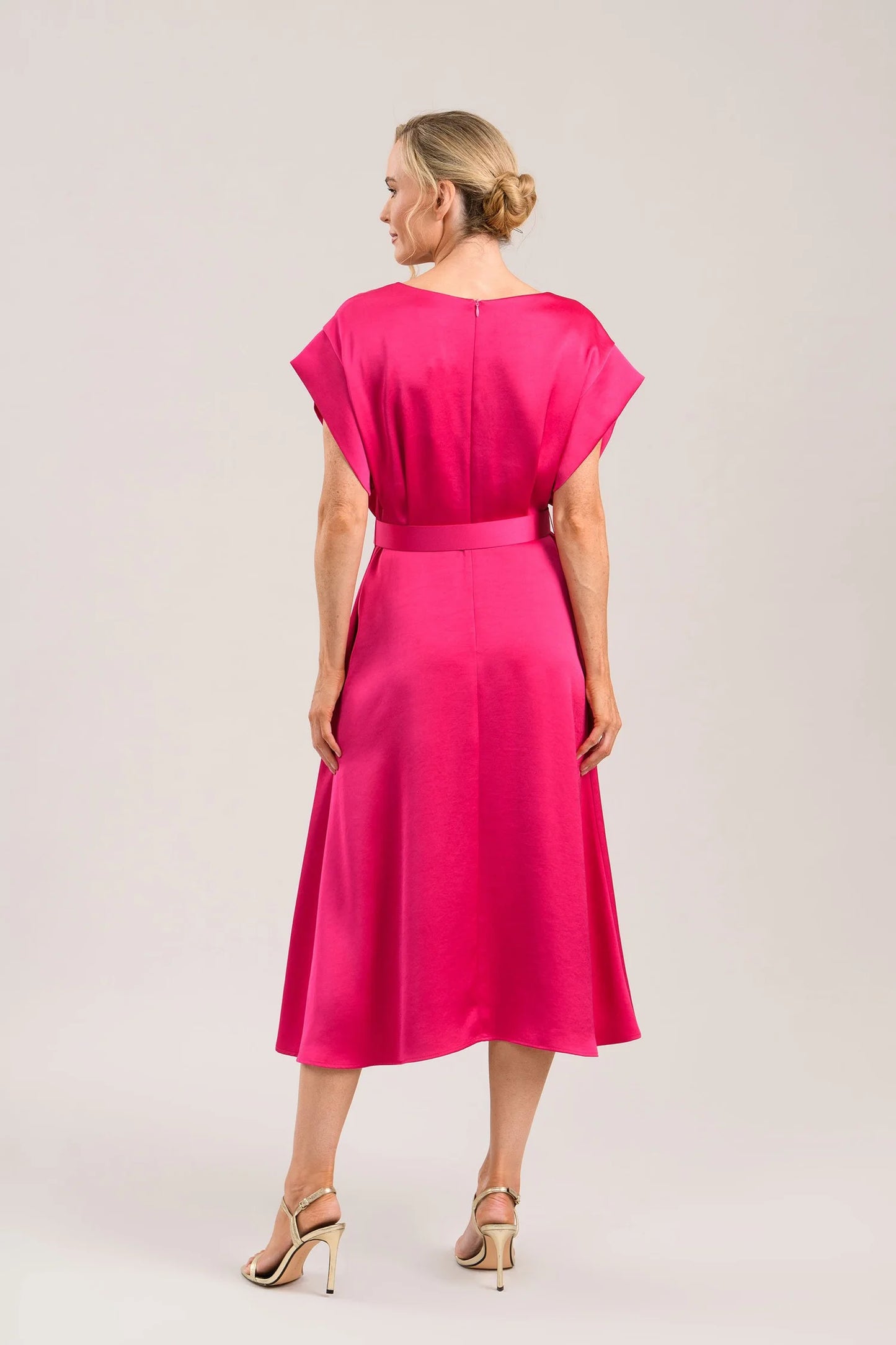 Caroline Kilkenny Calm Cerise Dress