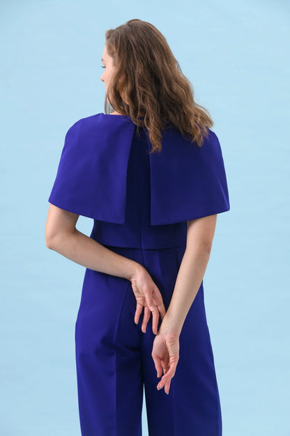 Caroline Kilkenny Coco Blue Mauve Jumpsuit