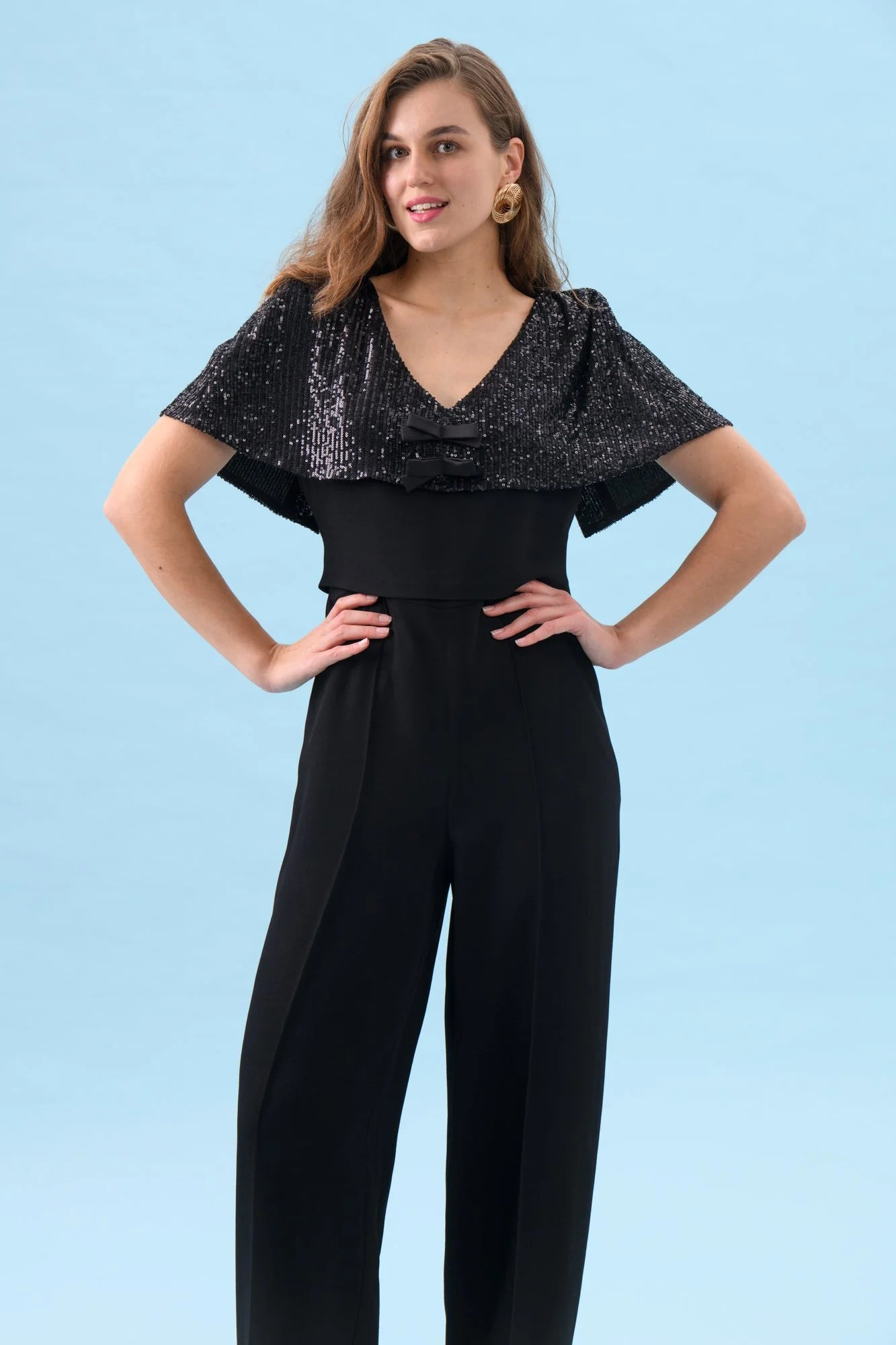 Caroline Kilkenny Coco Black Jumpsuit