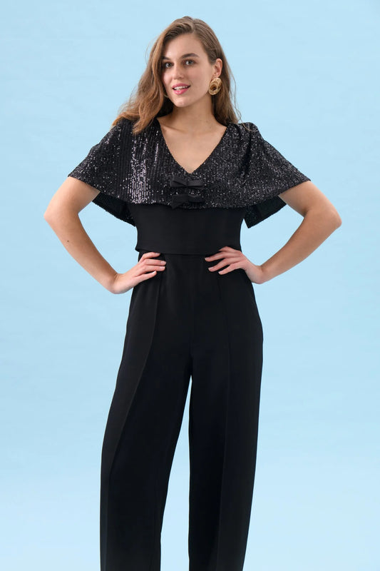 Caroline Kilkenny Coco Black Jumpsuit