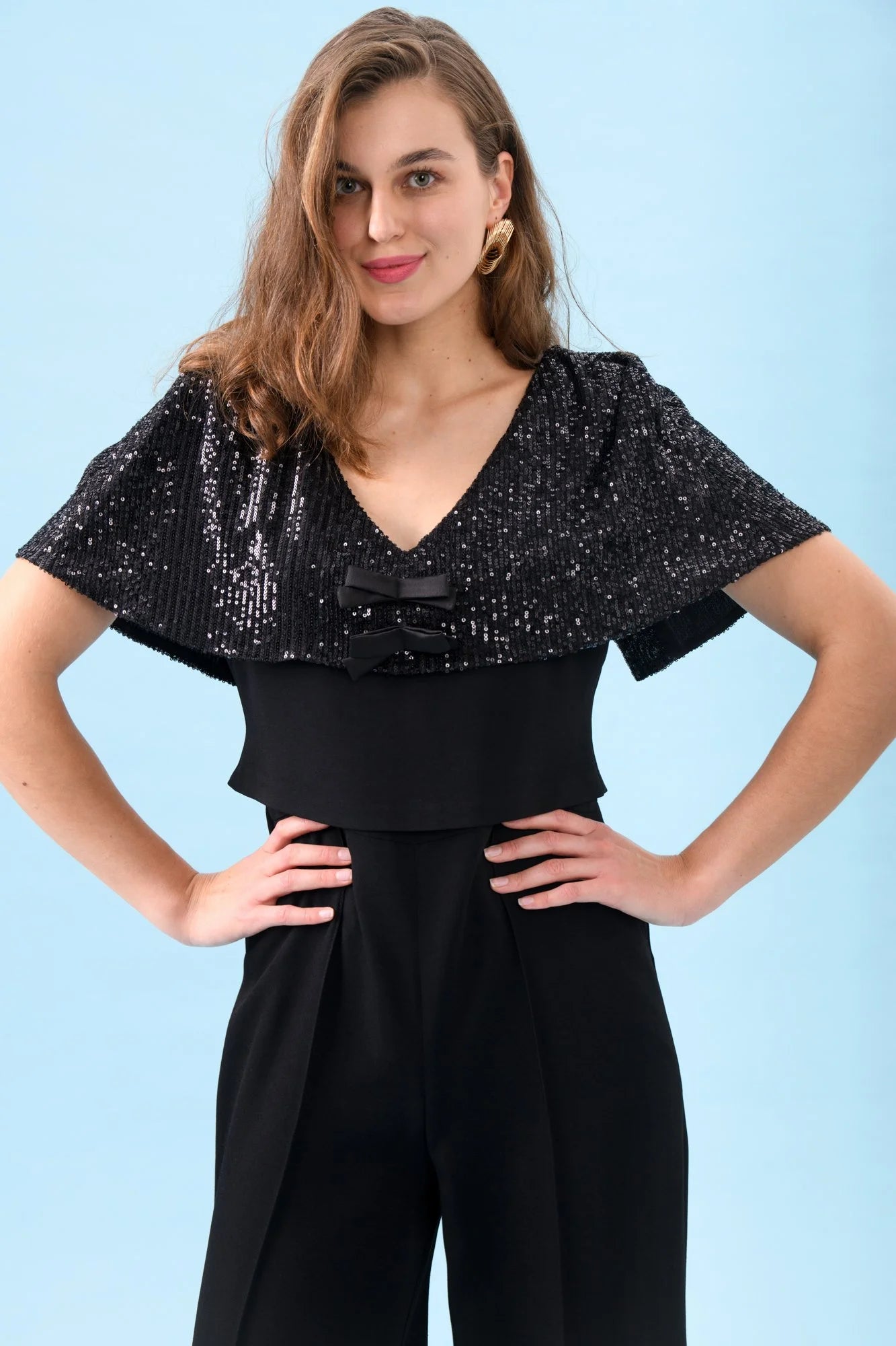 Caroline Kilkenny Coco Black Jumpsuit