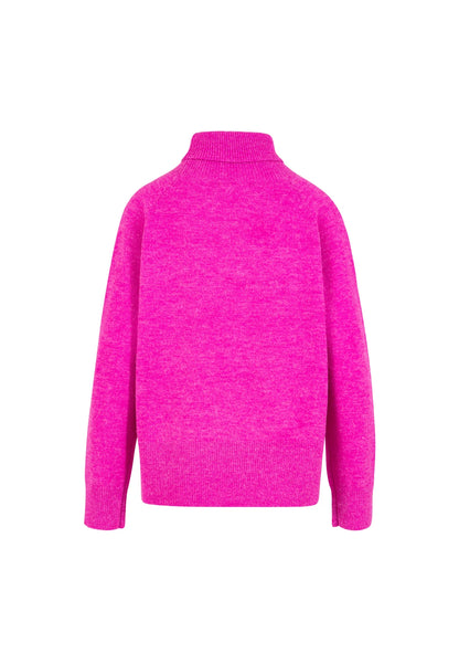 Coster 264- 2418 Hot Pink High Neck Knit