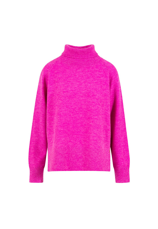 Coster 264- 2418 Hot Pink High Neck Knit