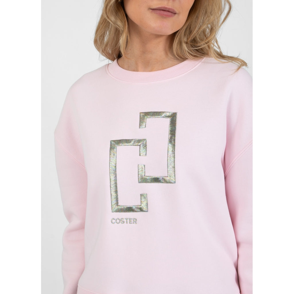 Coster Logo Sweatshirt Jumper Rose Pink