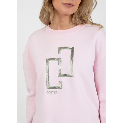 Coster Logo Sweatshirt Jumper Rose Pink