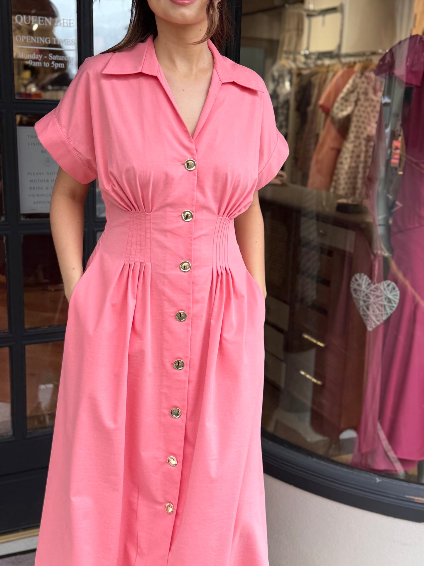 Exquise Pink Reilly Dress