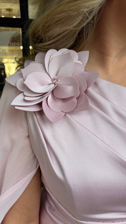 John Charles 29344 Petal Midi Dress