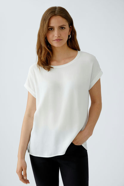 Oui T Shirt Cloud Dancer Short Sleeve