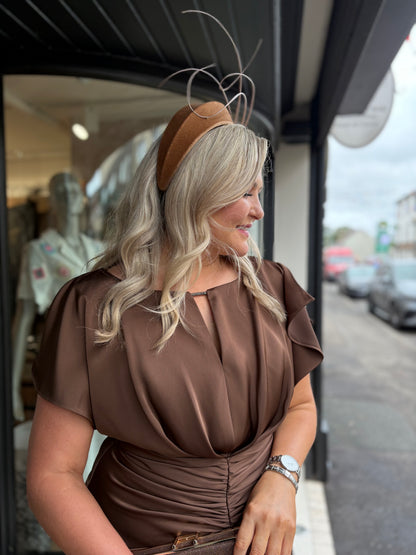 Maisonel ME3188MSV Brown Dress