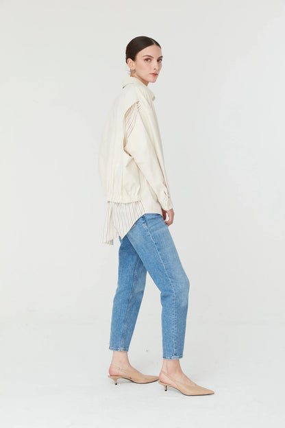 Jovonna Claudia Cream Jacket/Shirt