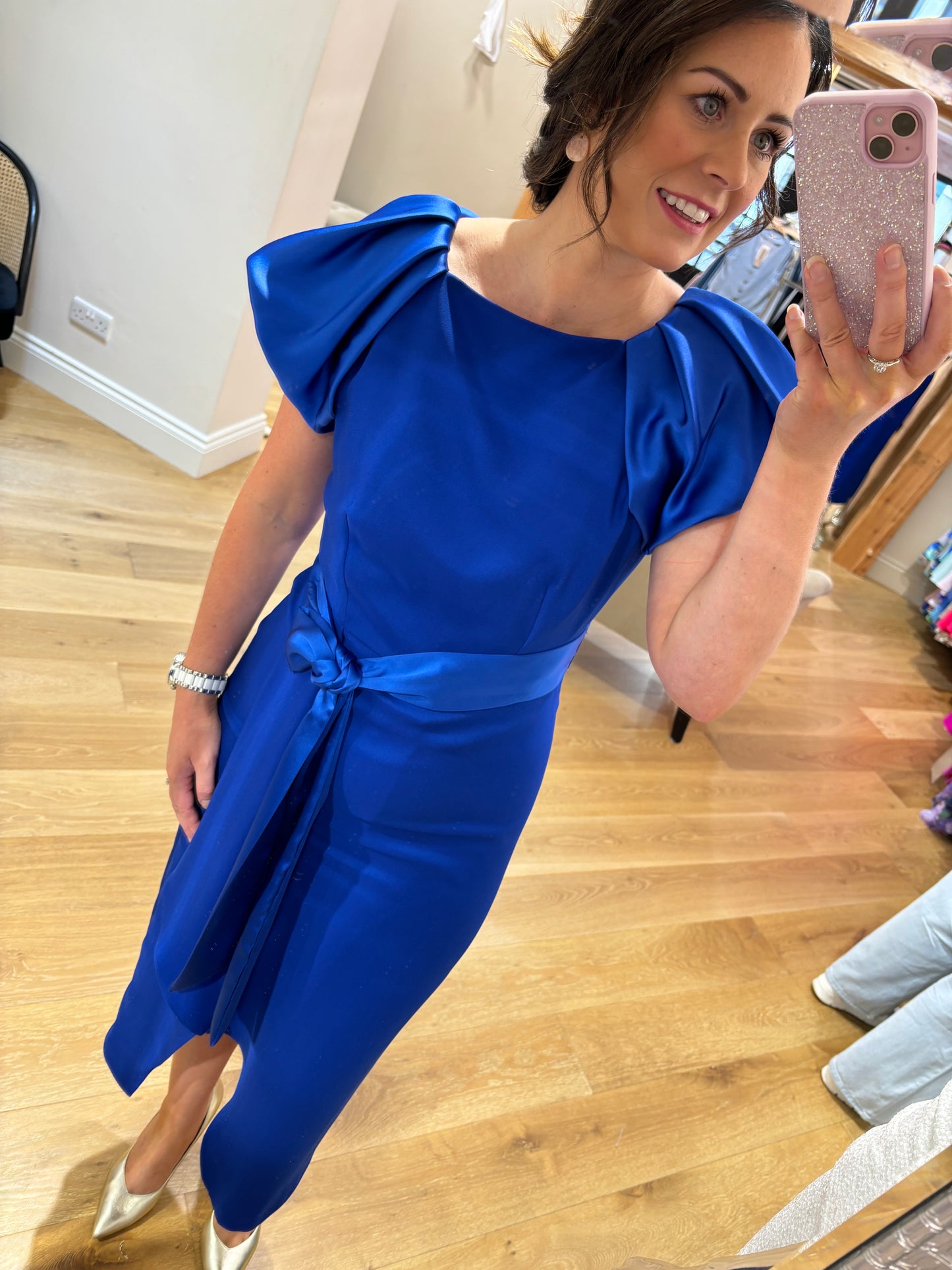 Caroline Kilkenny Harper Royal Blue Dress