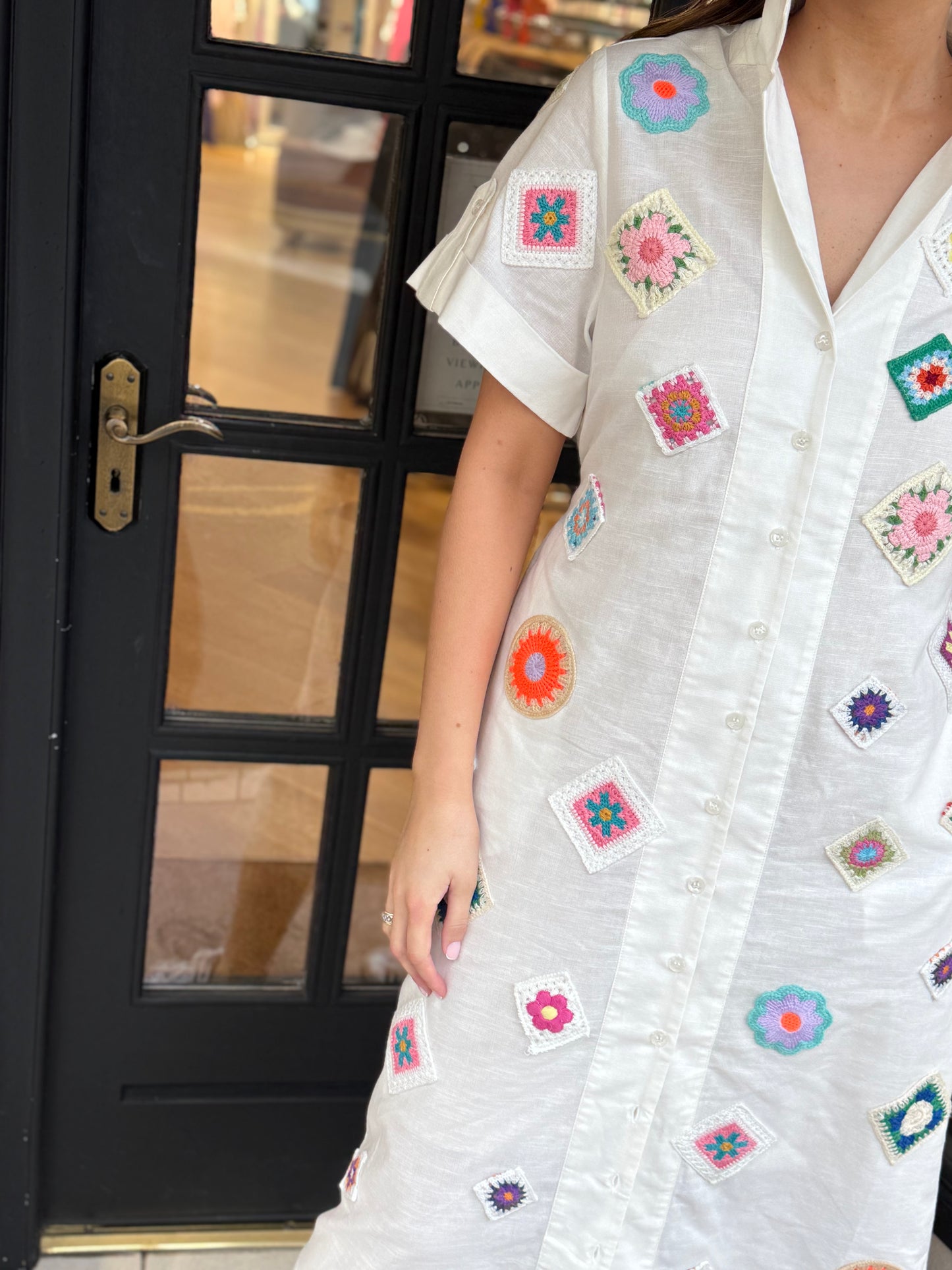 Jovonna London Mariska Patch Dress
