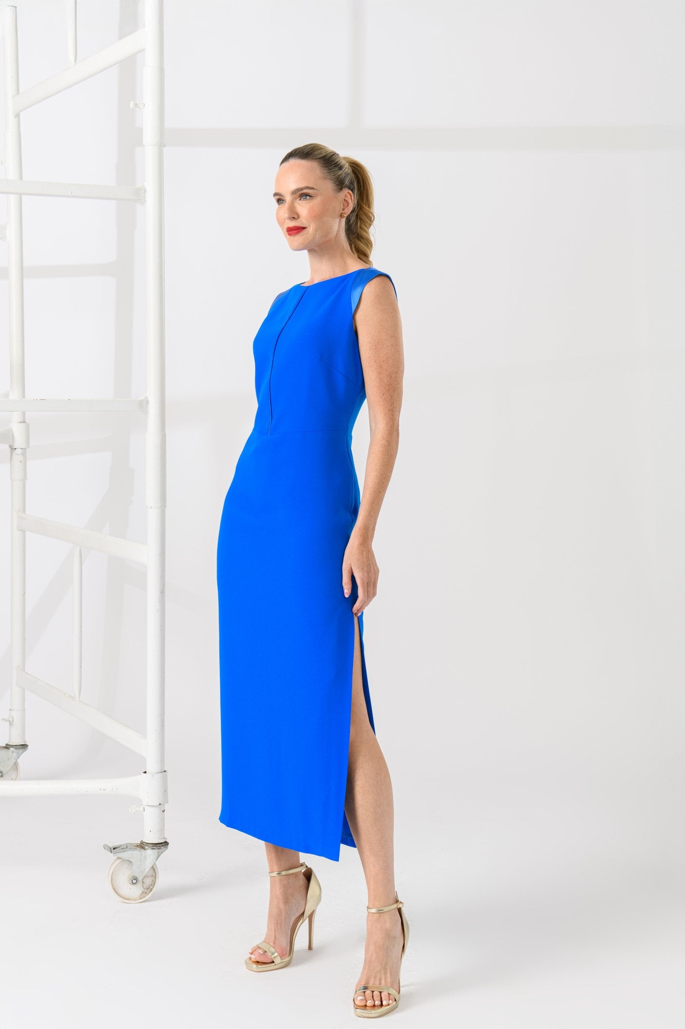 Caroline Kilkenny Erin Blue Dress