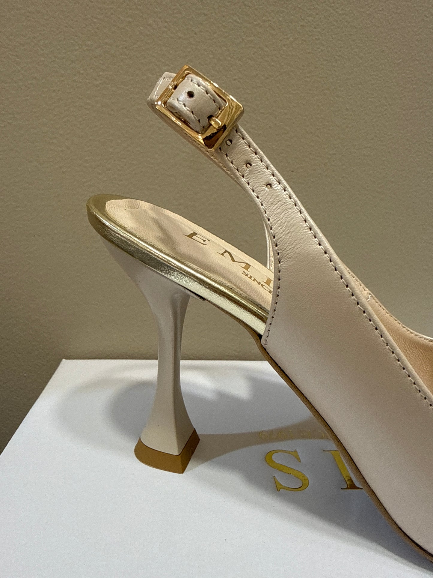 Emis Beige Sling Back