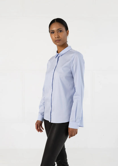 Coster 508 Oxford Blue Fitted Shirt