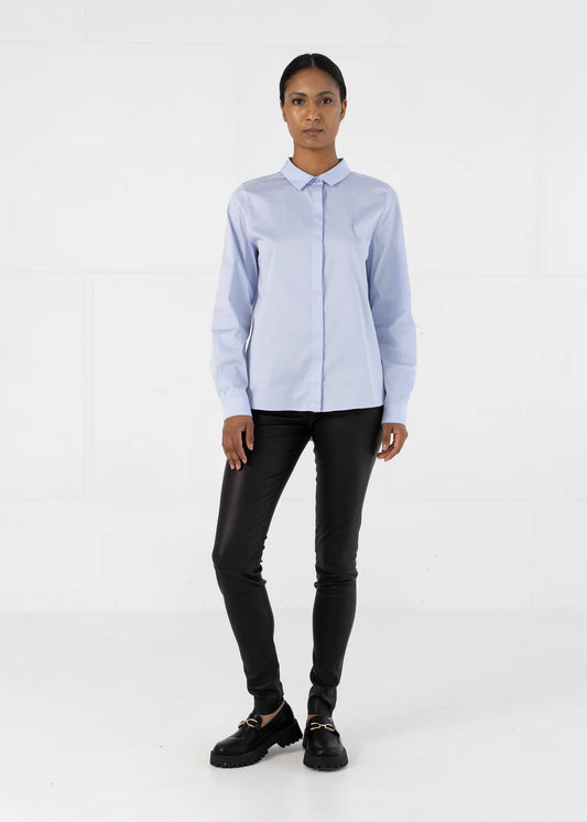 Coster 508 Oxford Blue Fitted Shirt