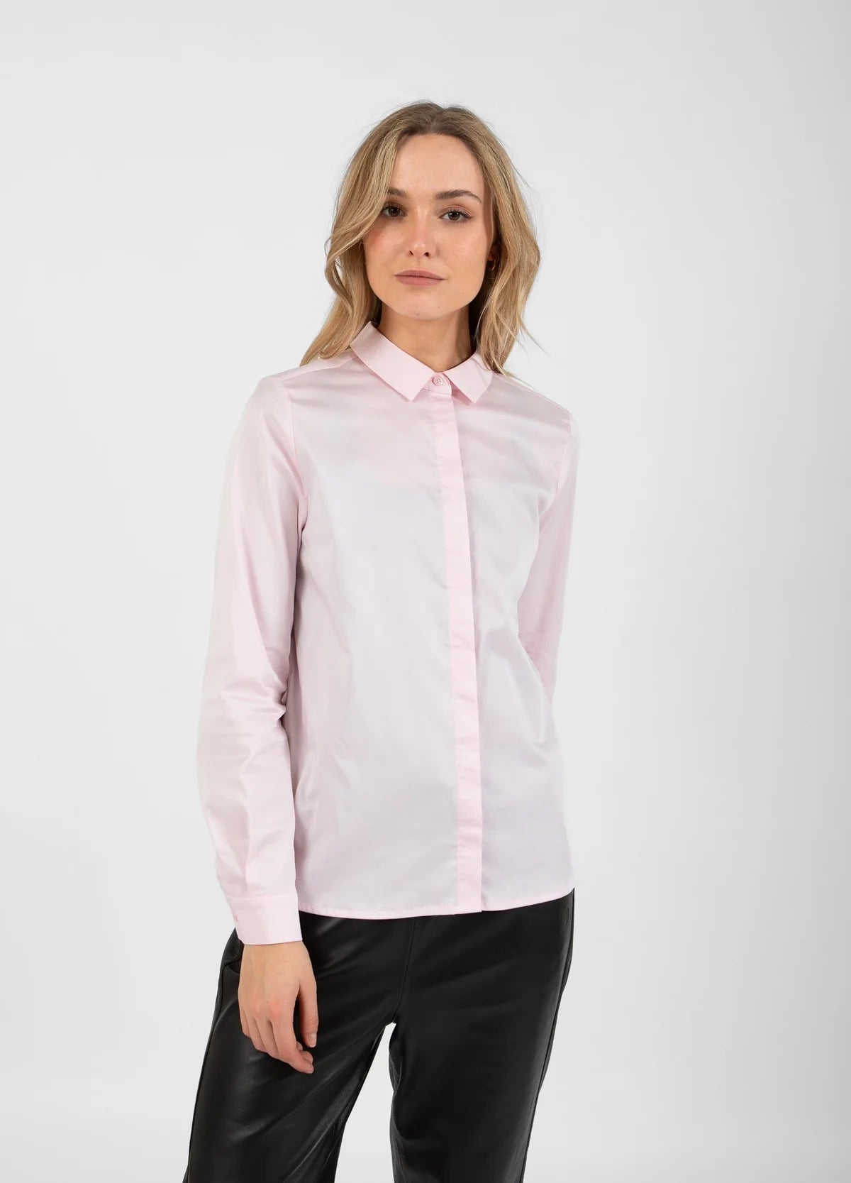 Coster 686 Powder Rose Fitted Shirt