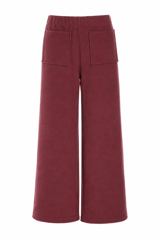 Henriette Steffensen 2124 Bordeaux 3/4 Flare Trousers
