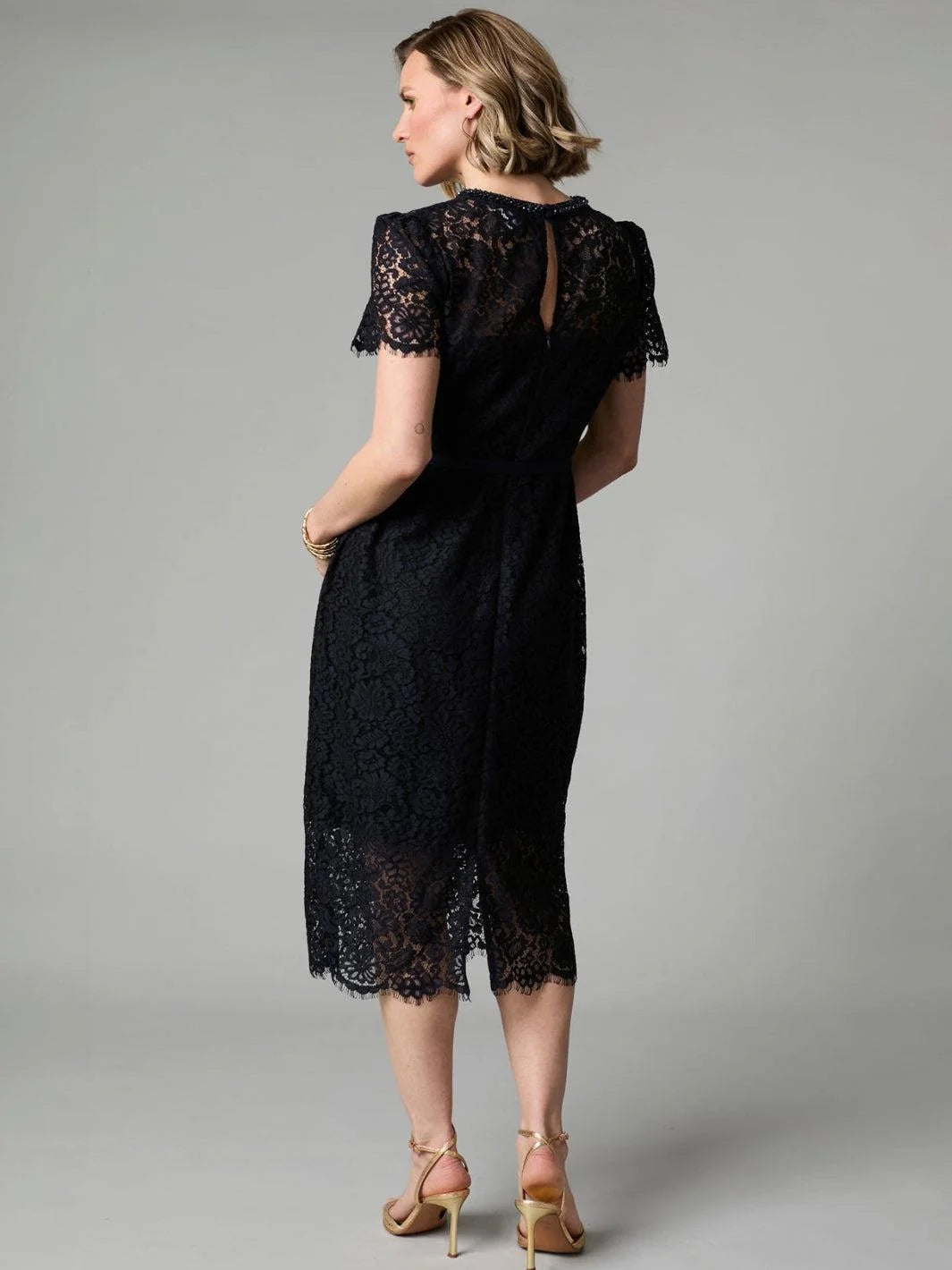 Fee G 885B/147 Annabelle Navy Lace Dress