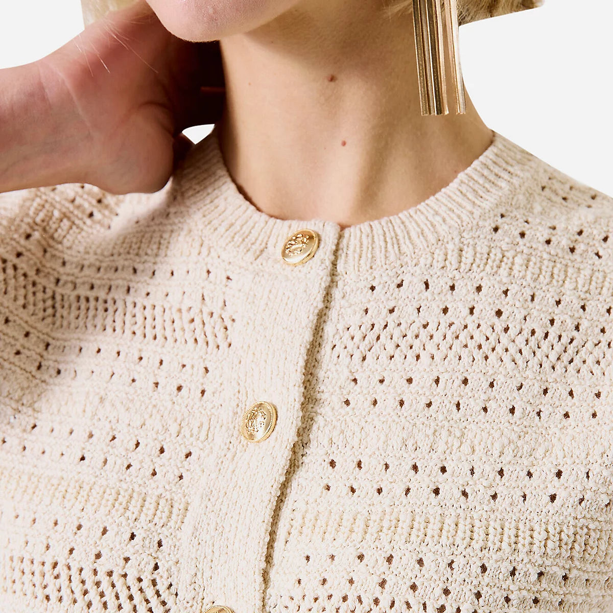 Garcia G50250 Cream Knit Vest