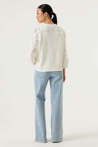 Garcia O260061 Ecru Sweatshirt