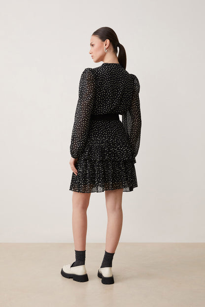 Suncoo Caliste Polka Dot Dress