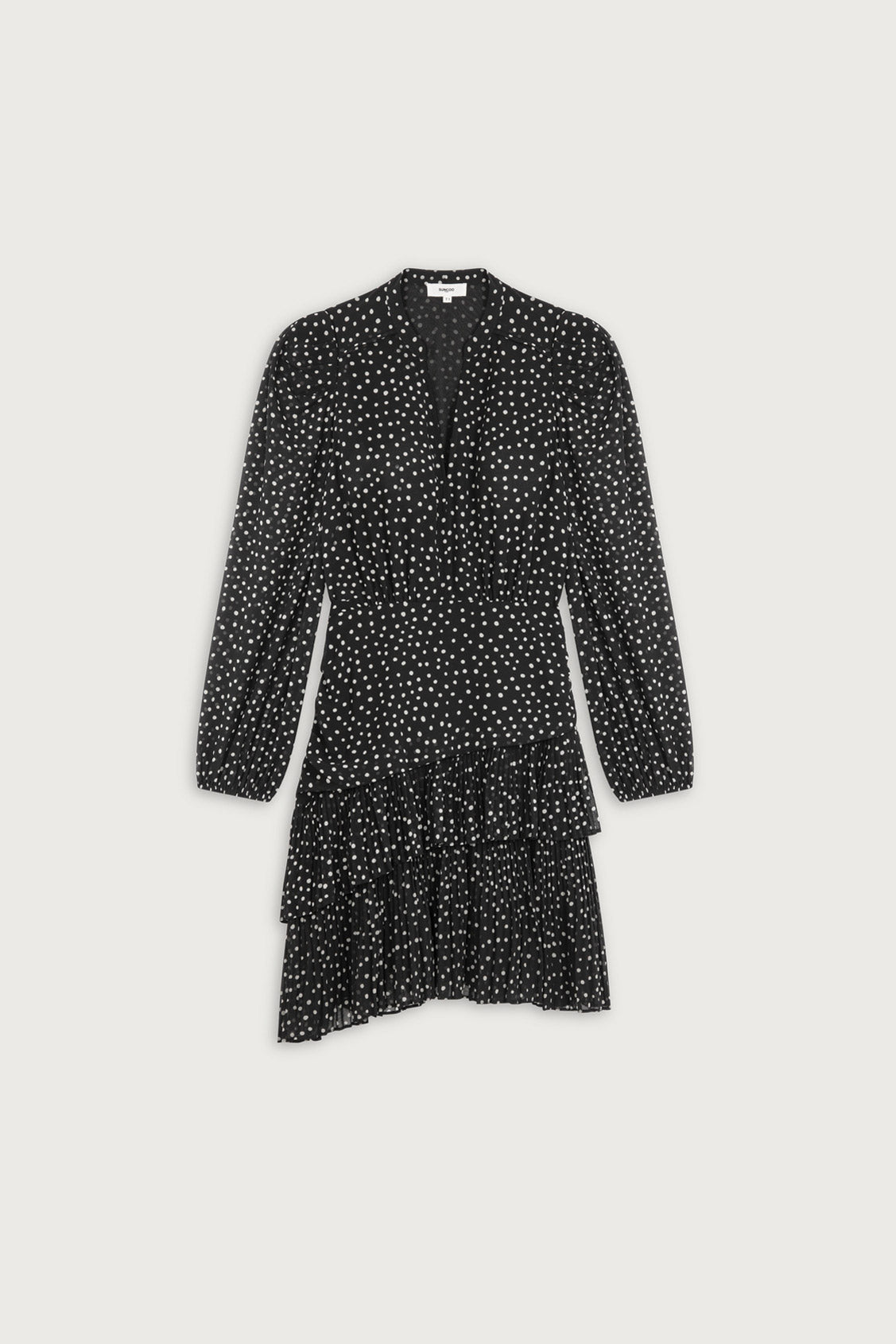 Suncoo Caliste Polka Dot Dress