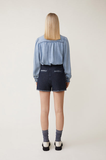 Suncoo Denim Laura Blouse