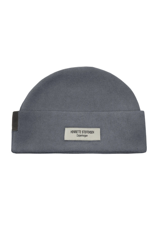 Henriette Steffensen Grey Beanie Hat