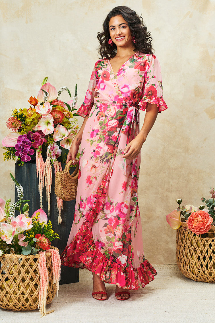 Hope & Ivy Fiona Maxi Dress