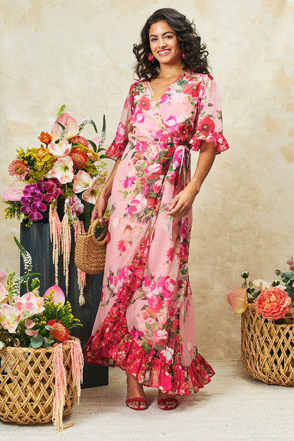 Hope & Ivy Fiona Maxi Dress