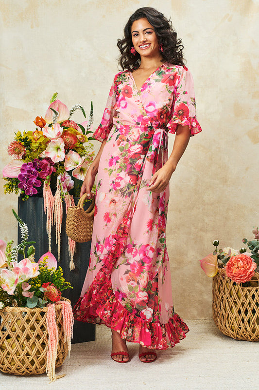 Hope & Ivy Fiona Maxi Dress