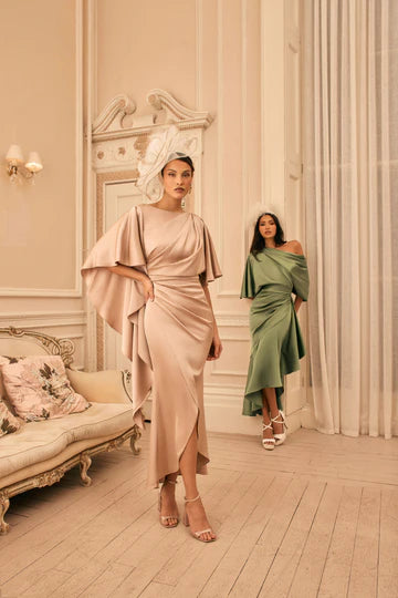 Veni Infantino 992847 Champagne Satin Dress