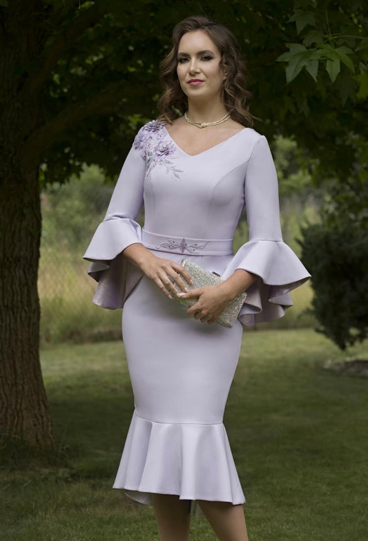 Anoola D369 Lilac Dress