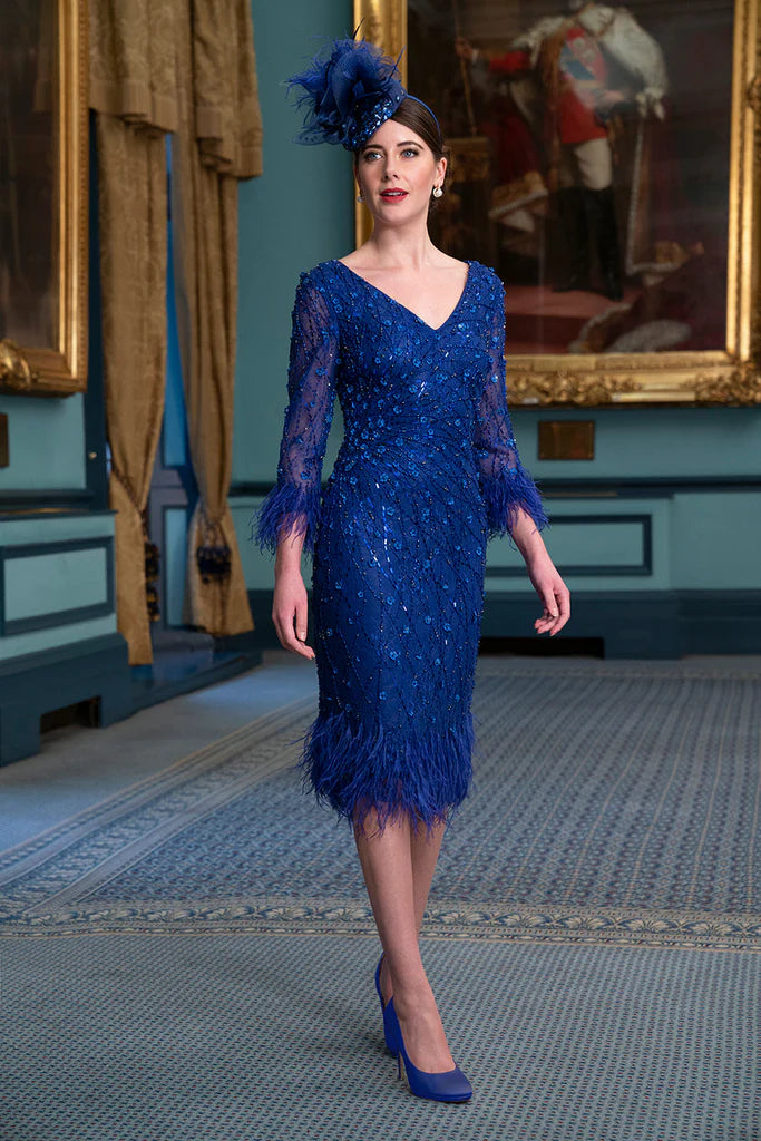 Gill Harvey Azure Blue Dress