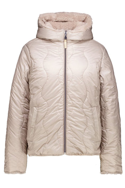 Garcia GJ500909 Taupe Teddy Reversible Jacket
